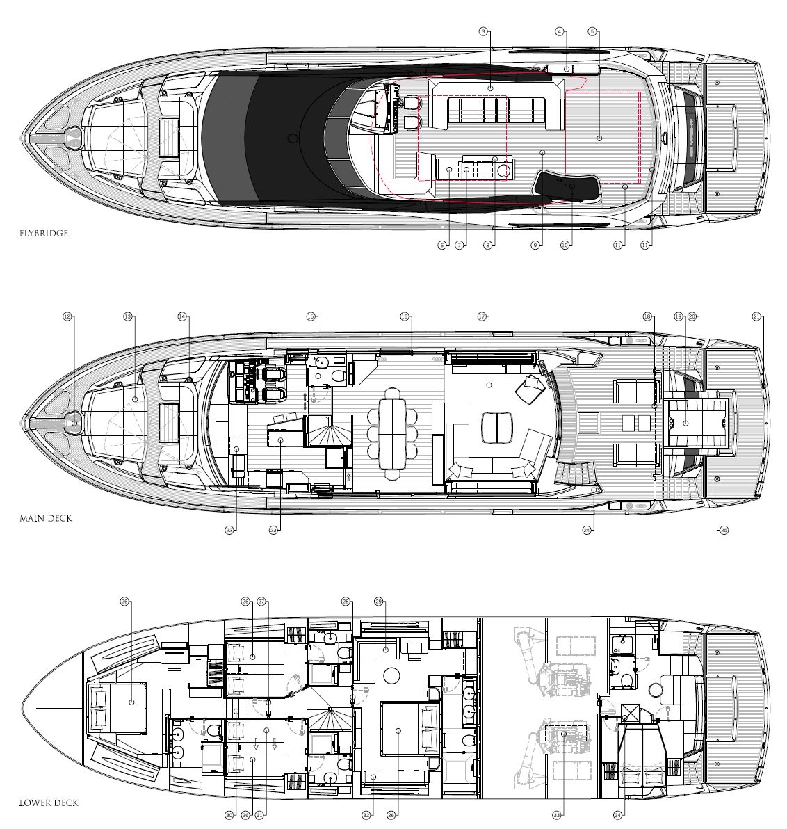 Sunseeker 88 Yacht (022) | Экстрьер 7